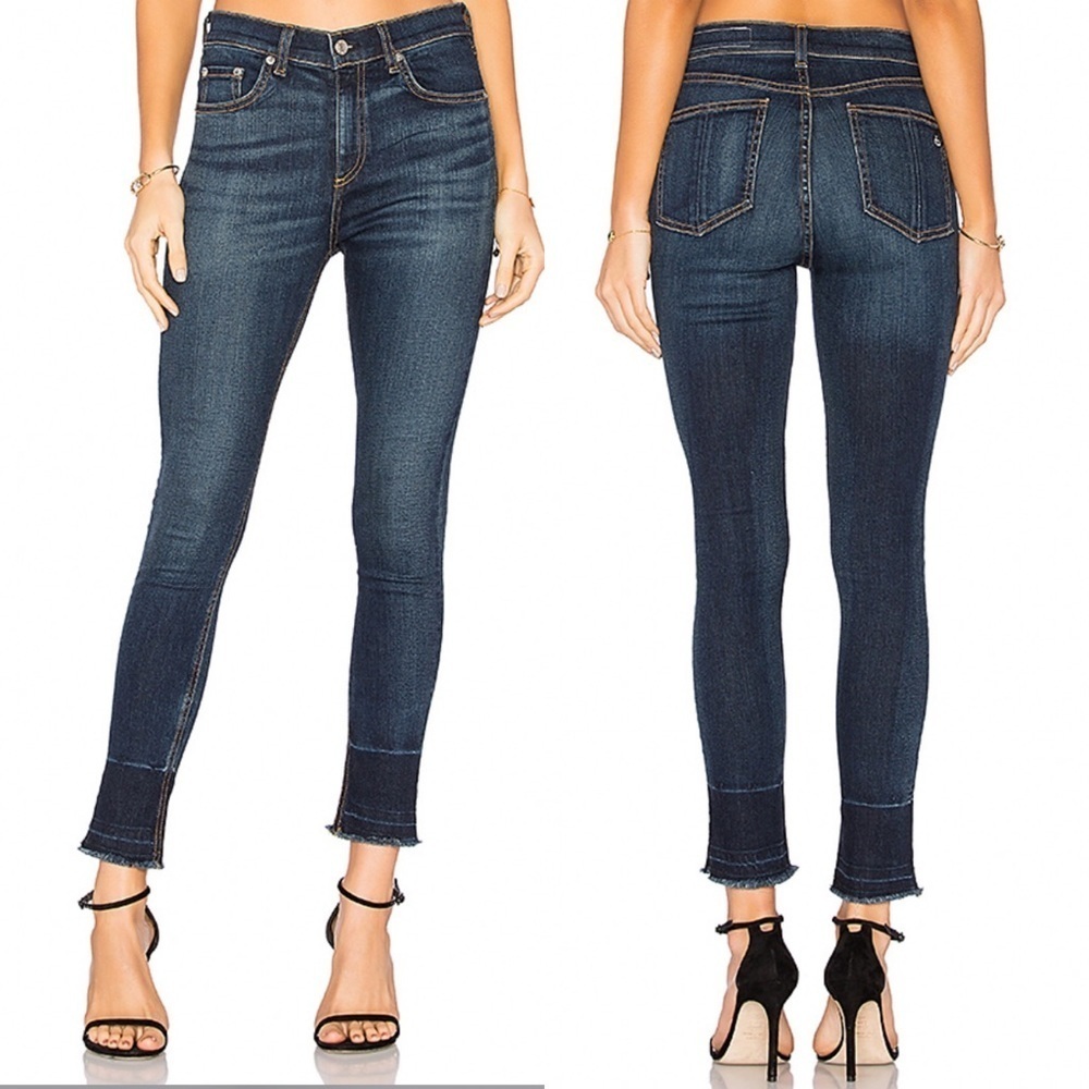 Rag & Bone 10 inch Capri jeans in Stanwix